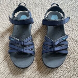 Teva Tirra Bering Sea Blue Strappy Hiking Outdoor Sandals Women's Size 8